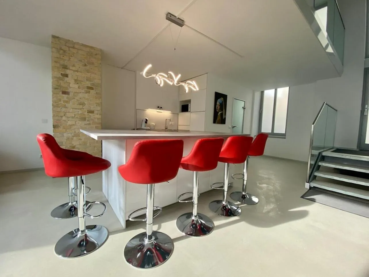 Lejlighed Loft With Pool Table, Kitchen Island & Gallery Berlin